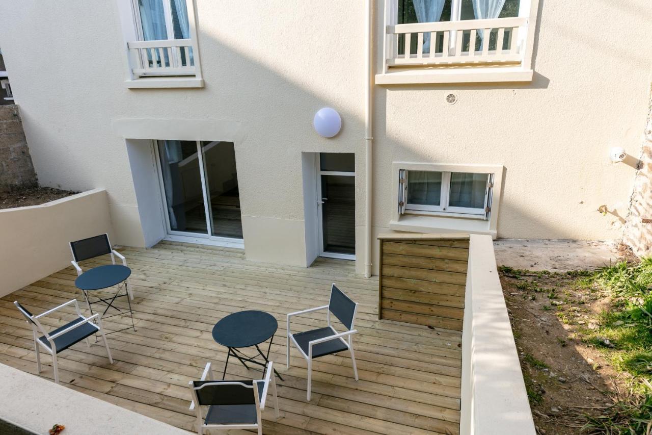 Le Belem : Chambre spacieuse avec sdb privative, cuisine et salon partagés, terrasse, proche facs et centre Brest Esterno foto