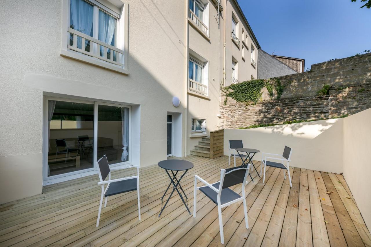 Le Belem : Chambre spacieuse avec sdb privative, cuisine et salon partagés, terrasse, proche facs et centre Brest Esterno foto